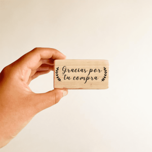 Timbre · Gracias x tu compra antique