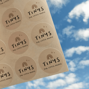 100 Adhesivos redondos (diferentes tamaños)