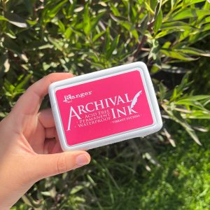 Almohadilla Tinta Archival ink Fucsia