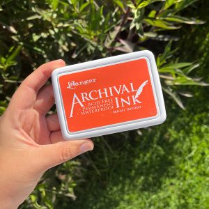 Almohadilla Tinta Archival ink Naranja