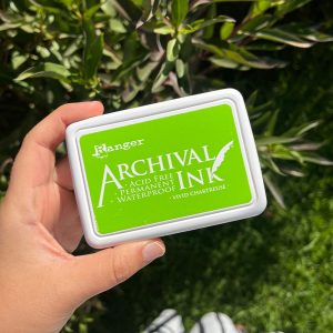 Almohadilla Tinta Archival ink Verde