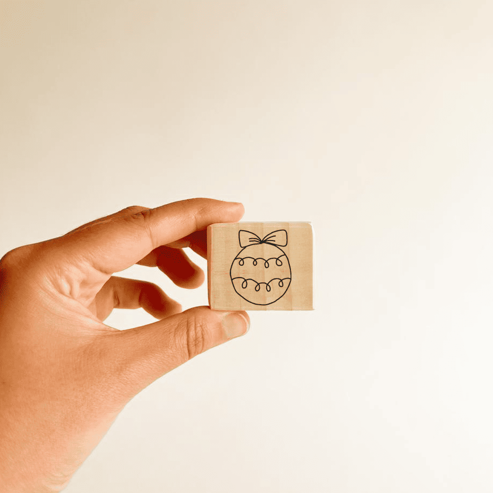 Timbre · Esfera navideña cinta