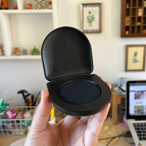 Huellero dactilar tinta negra