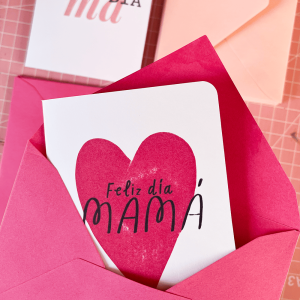 Tarjeta Día Mamá Corazón