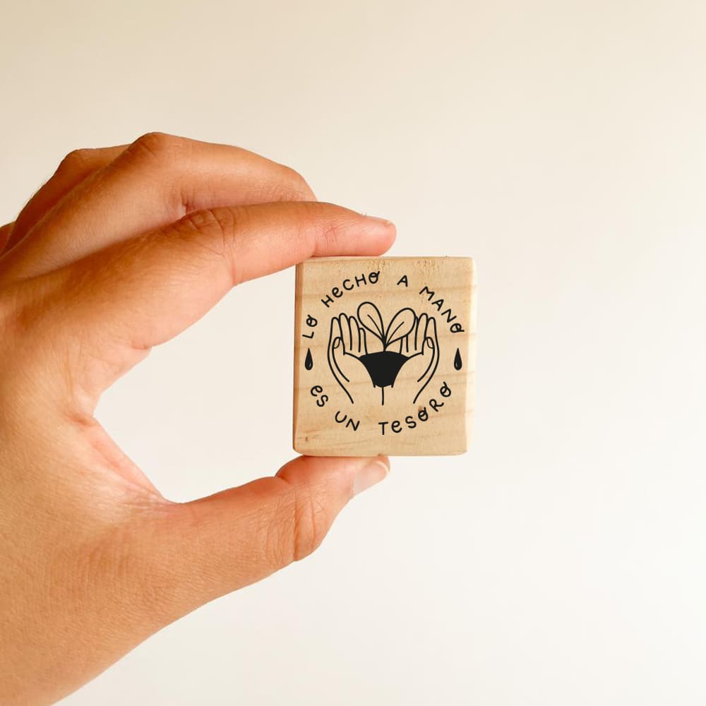 Timbre Oficio Mano Tesoro x unhechizo