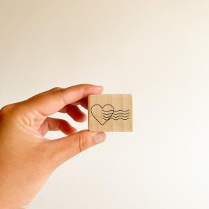 Timbre Corazon Estampilla