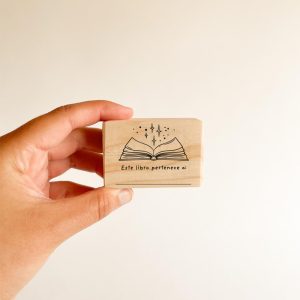 Timbre Ex Libris Libro Magia